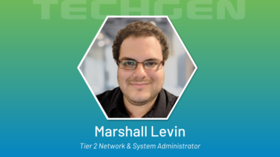 Welcome to the TechGen team Marshall Levin