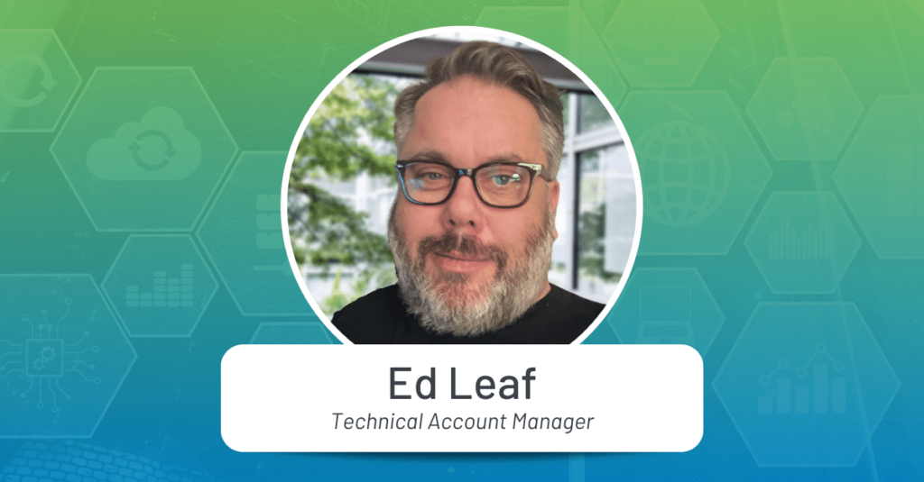 Welcome to the TechGen team Ed Leaf