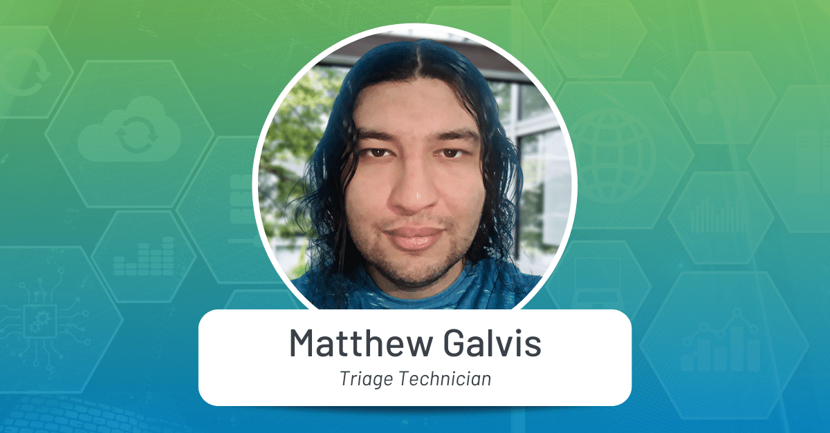 Matthew Galvis - Triage Technician